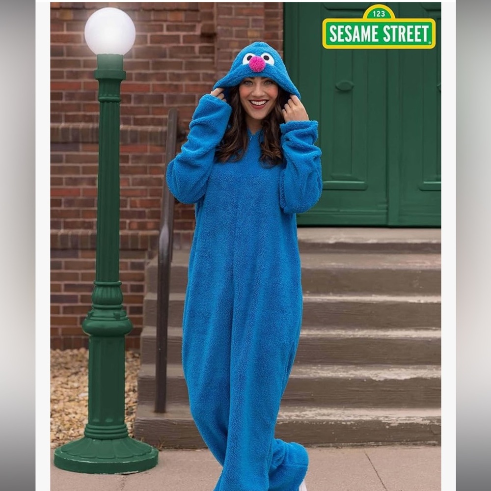 Grover Onesie Costume